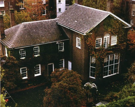 Georgian mansion, in London's Kensington